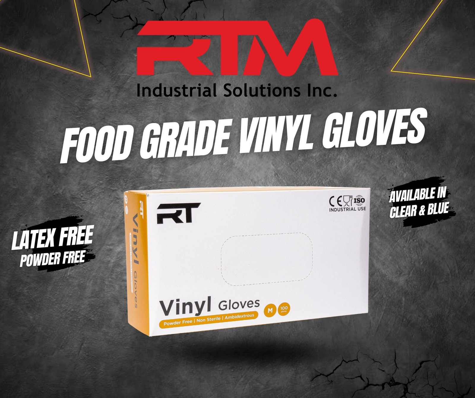 RT Vinyl Clear Gloves