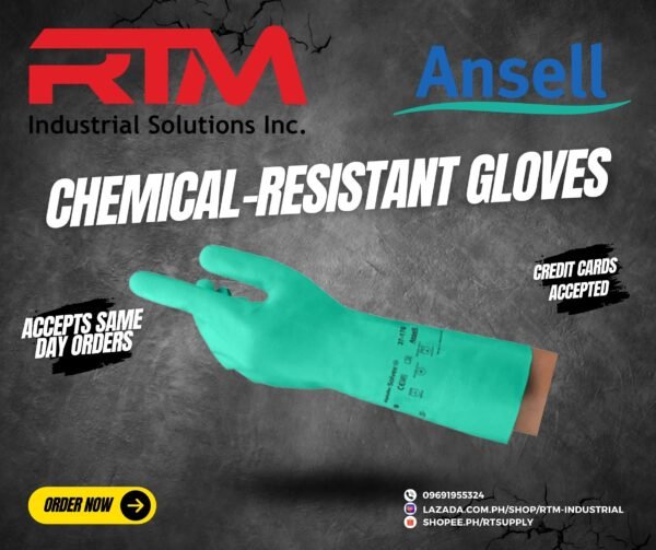 Ansell AlphaTec Solvex 37-176 Chemical Gloves - Image 2